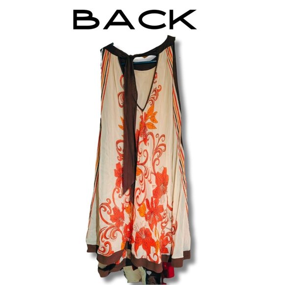 Arden B Floral Print Maxi Dress - Sleeveless Boho Size Medium - Picture 2 of 2